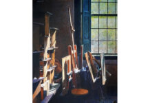 On the PleinAir Salon August Winner, “Early Morning Quiet” PleinAir Salon - Angus McEwan (United Kingdom), “Early Morning Quiet,” watercolor, 22.5 x 15 in.