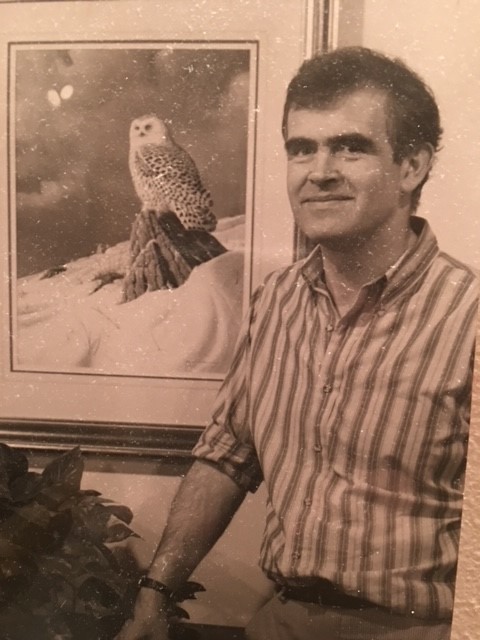 Ralph Waterhouse at the Waterhouse Gallery in 1985