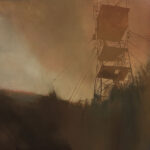 “The Lord Is in This Place…” and 7 Other Tonal Paintings "The Lord Is in This Place, How Dreadful Is This Place (Federal Hill Firetower)," oil on muslin, mounted on panel, 20 x 20"