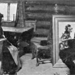 Inside Anders Zorn’s Art Studio – His Palette, Techniques, and More Anders Zorn working on the painting Peasant Girl Flodakulla