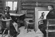 Inside Anders Zorn’s Art Studio – His Palette, Techniques, and More Anders Zorn working on the painting Peasant Girl Flodakulla
