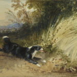London Art Week: December 2023 Dates Newton Smith Limbird Fielding, “A Dog chasing a Snipe" - London Art Week