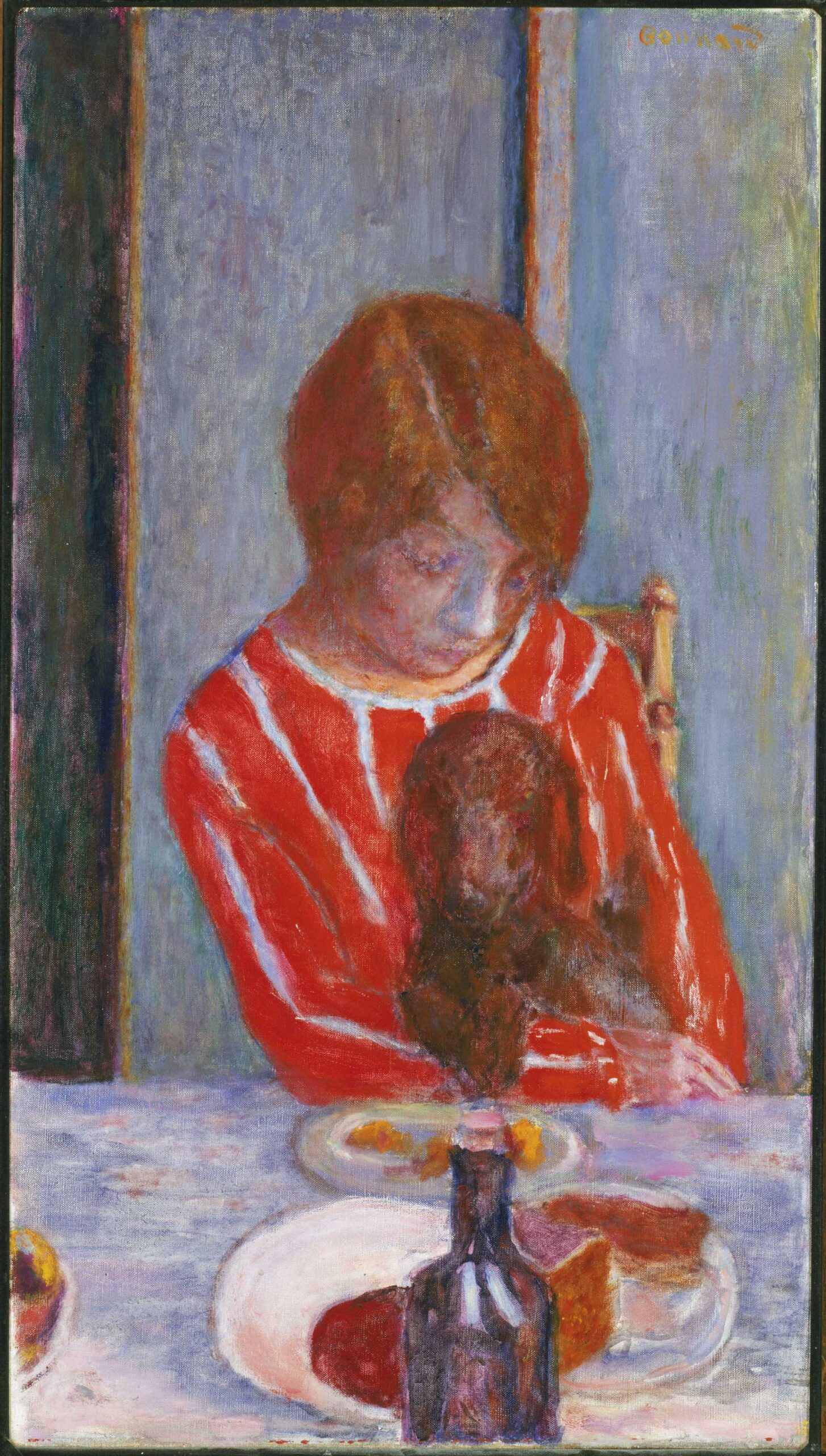 Pierre Bonnard, "Woman and Dog," 1922, oil on canvas. The Phillips Collection © 2023 Artists Rights Society (ARS), New York 