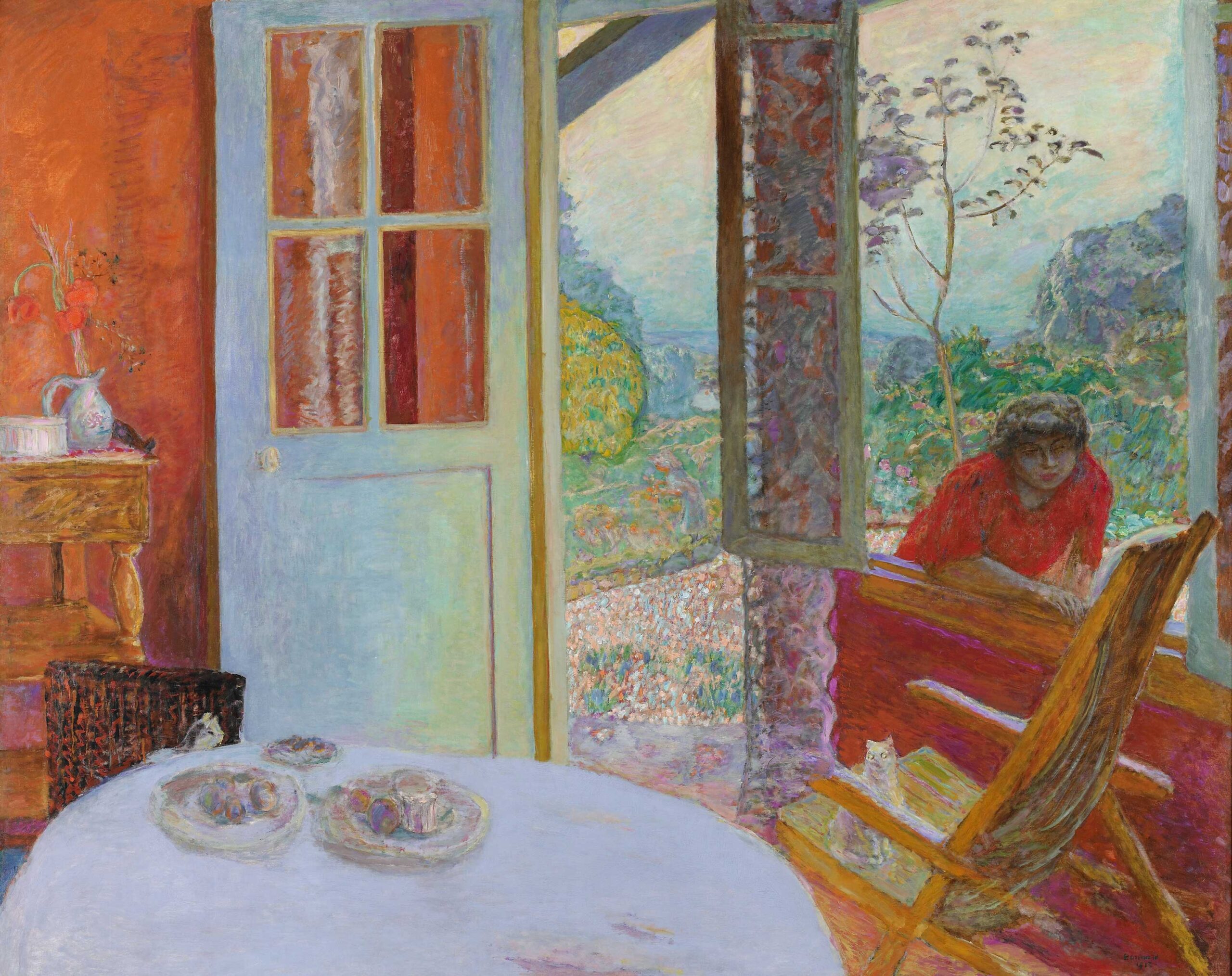 Pierre Bonnard, "Dining Room in the Country," 1913, oil on canvas. Lent by the Minneapolis Institute of Art, The John R. Van Derlip Fund © 2023 Artists Rights Society (ARS), New York 