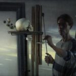 Fleeting Presence: The Liminal Art of Daniel Sprick Daniel Sprick, Self Portrait with Death, 2003-2023, oil on canvas. Collection of the artist.