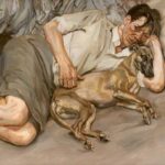 A First: Lucian Freud Collection in NYC Lucian Freud "Double Portrait" painting
