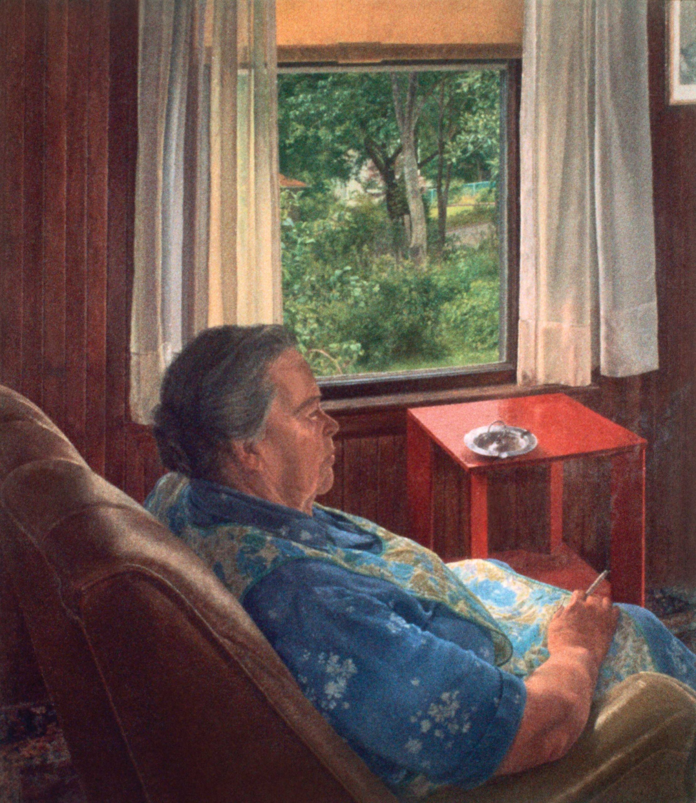 Catherine Murphy, “Catherine O’Reilly Murphy,” 1979, oil on canvas, 32 x 28 in., private collection, collection of Levi Strauss & Co.