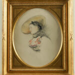 New: 3 Private Collections up for Auction John Frederick Lewis (British, 1805-1876), “Portrait of a lady in a straw hat,” pencil and watercolor, oval, 29 x 24cm, signed and dated 'JF Lewis 1837' (lower right); Provenance Sale, Christies New York, April 5th, 2005, lot 151; Lowell Libson, London; Property of a Nobleman