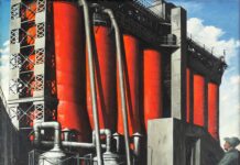 American Realism: Visions of America, 1900-1950 American art - limestone riggs painting