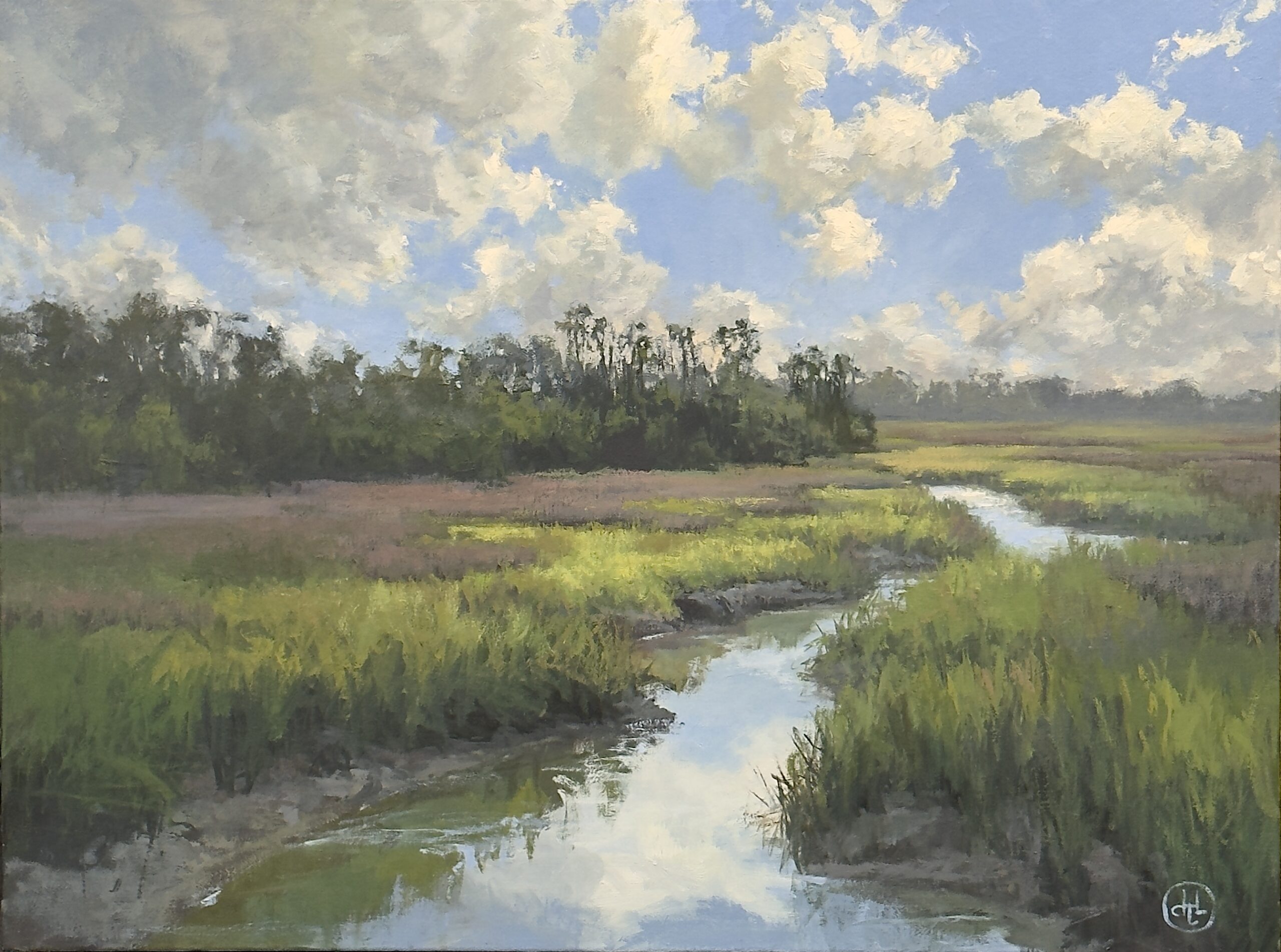 Dottie Leatherwood, "Salt Creek Sunshine," 40 x 30 in.