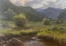 Farnsworth Wins February Salon PleinAir Salon - Bill Farnsworth (Venice, Florida), “Looking East,” Oil, 12x16 in.