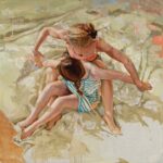 Stroke of Brilliance Diana Tremaine, “Infinite” 2024, oil on canvas, 50” x 50"