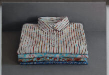 Lucy Mackenzie: New Paintings and Drawings Lucy Mackenzie, "Summer Shirts" 2015, oil on board, 6 x 4 inches