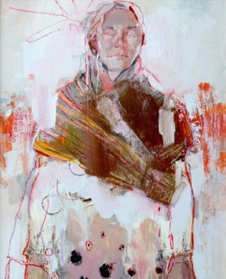 PleinAir Magazine's 13th Annual PleinAir Salon Art Competition March 2024 Lon Brauer Shawl We Artist Over 65 Honorable Mention