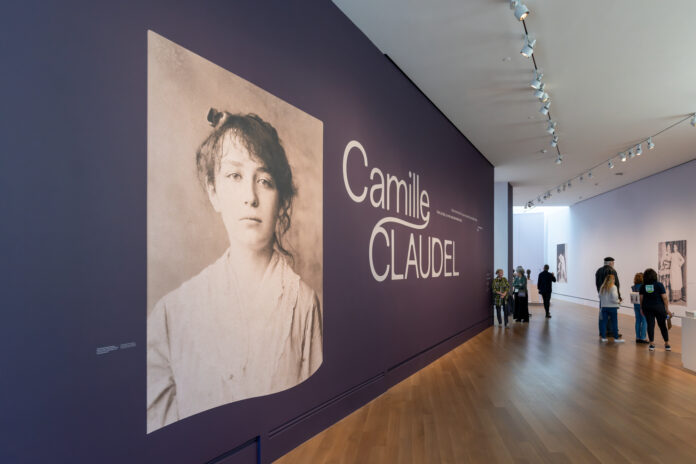 Visitors at the Camille Claudel exhibition at the Getty Center. Image courtesy of the J. Paul Getty Trust
