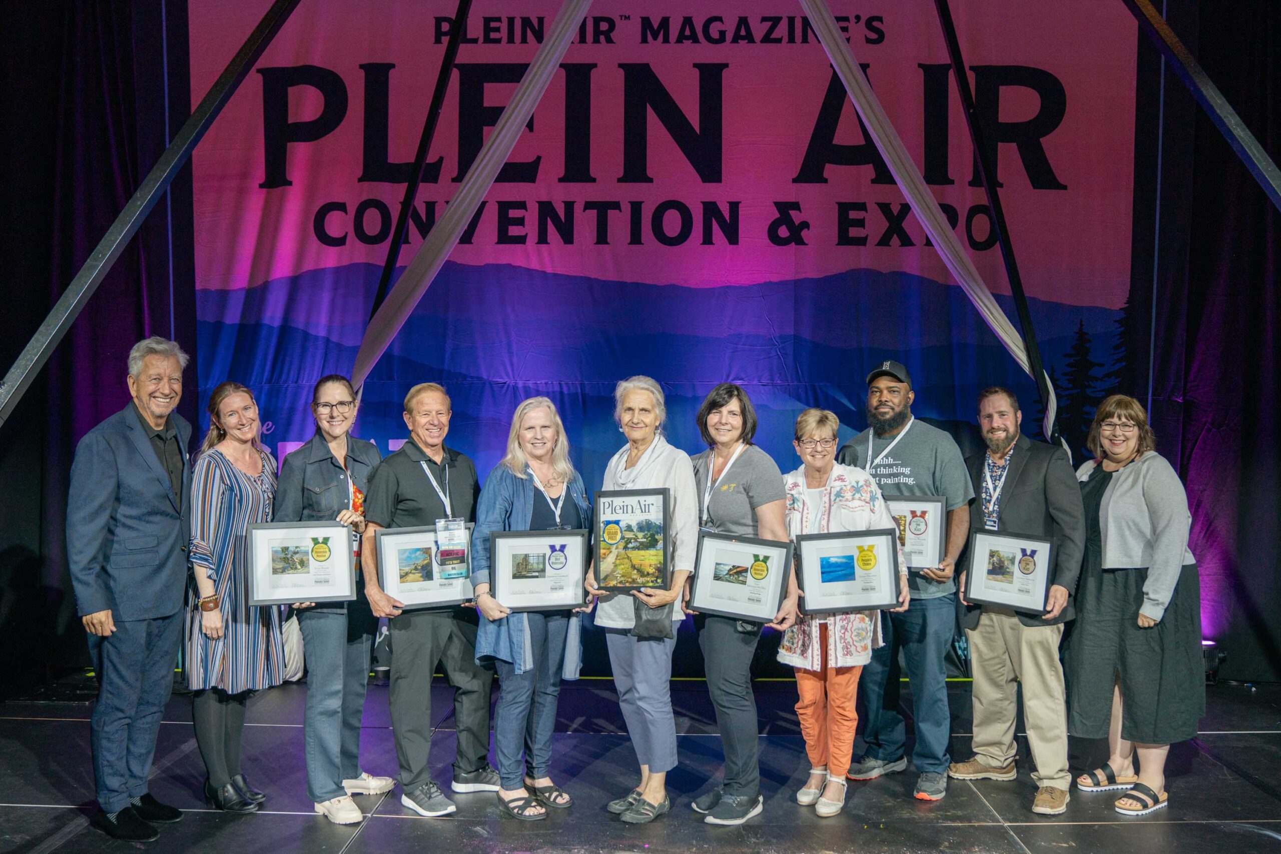 PleinAir Salon winners at the Plein Air Convention