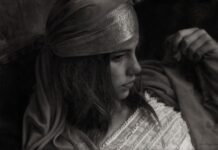 A Winning Drawing: Casey “Waiting” Annie Murphy-Robinson (California), “Casey ‘Waiting’,” Charcoal, 26 x 42 in.