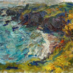 Landscapes by German-Born Artist Ulrich Gleiter on View Ulrich Gleiter, "Bay of Penharn," 2023, Oil on linen, 28 x 30 in.