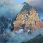 PleinAir Salon Winner Hikes 6.5 Miles to Paint This View Dave English, “An Eagle’s View,” Oil, 12x16 in., First Place Overall, $600 Cash Prize