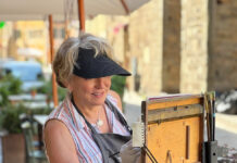 Artist Spotlight: Jill Stefani Wagner, PSA-MP IAPS/MC Jill Stefani Wagner, PSA-MP IAPS/MC painting en plein air at her Tuscany workshop this June