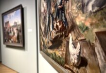 “Tornado” Artist Featured in Largest Exhibition in 25 Years Gallery shot of John Steuart Curry: Weathering the Storm at the Muskegon Museum of Art