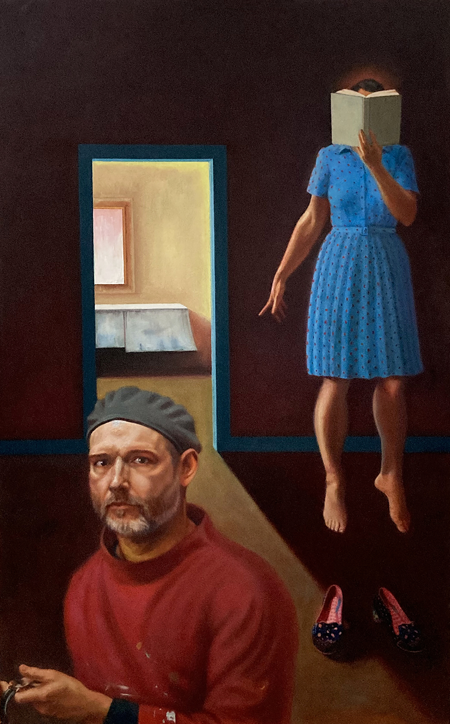 Both/And, 2024, oil on panel, 35x56” – Currently NFS: To Be Priced at Dacia