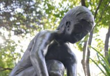 Reflections of a Sculptor: Celebrating Naranjo’s 80th Birthday Michael Naranjo, “Fountain of Youth Monument,” 2009, Ed. of 3, bronze, 39 x 30 x 20 in.