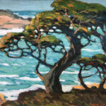 Ladies of Light Mary DeNeale Morgan (1868-1948), "Blue Bay Pt. Lobos," oil on canvas, 14 x 18 in.