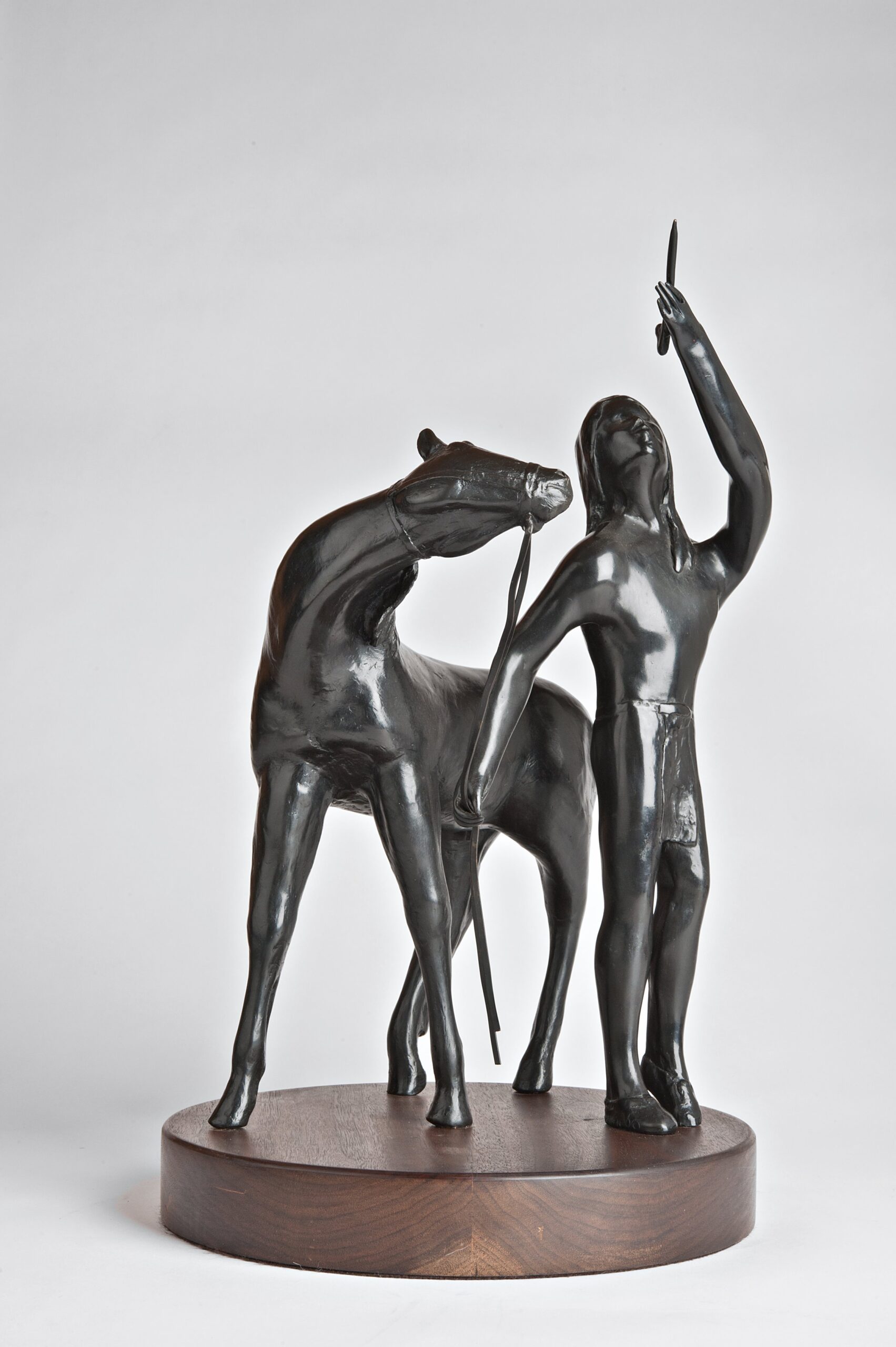 Michael Naranjo, “The Prayer,” 1997, Ed. of 10, bronze, 17 x 13 x 12 in.