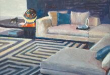Landscapes and Interiors: Two Exhibitions at Tory Folliard Gallery Paula Swaydan Grebel, "Heater," oil on panel, 9 x 12 in.