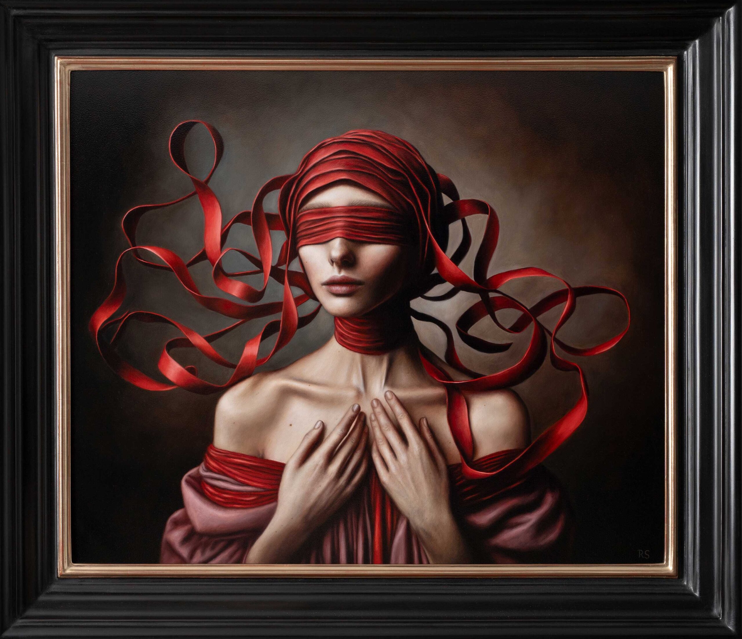 Rafal Stanula, "Julia," unframed 20 x 23 in., framed 25 x 23 in.