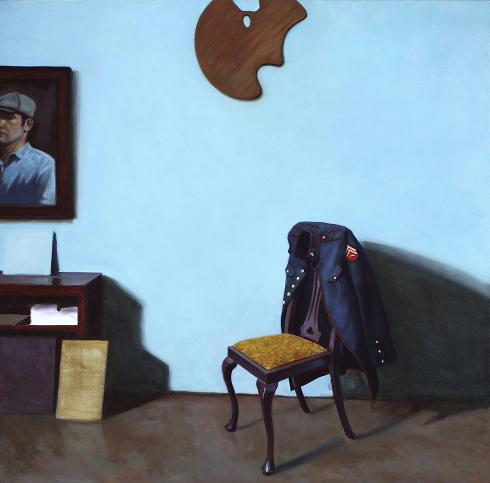 3.Semper, 2020, oil on canvas, 36x36” – Private Collection 