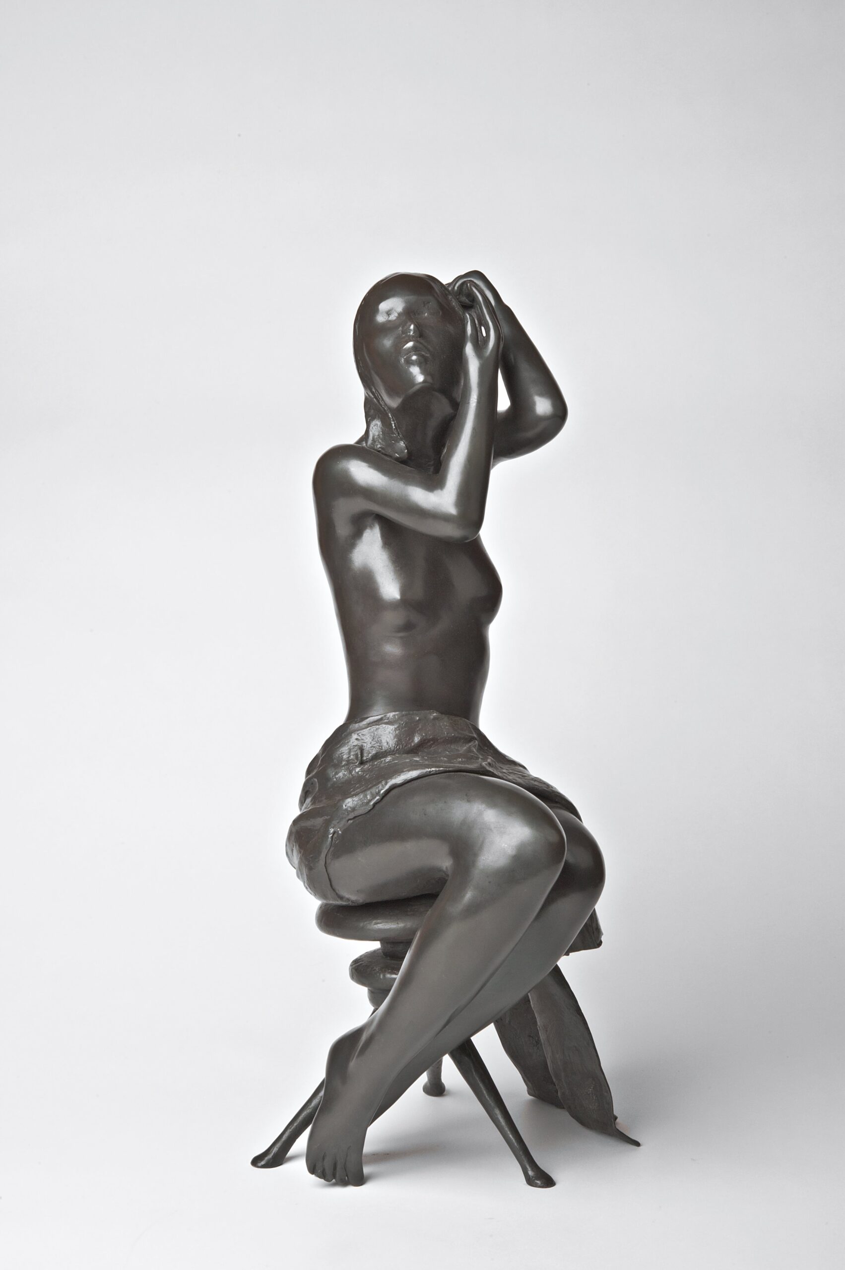 Michael Naranjo, “Tranquility,” 1987, Ed. of 7, bronze, 23 x 9 x 9 ½ in.