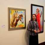The Spotlight Shines on Western Art and Hoosier Hospitality 2023 Quest for the West Artist of Distinction winner Krystii Melaine