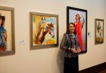 The Spotlight Shines on Western Art and Hoosier Hospitality 2023 Quest for the West Artist of Distinction winner Krystii Melaine