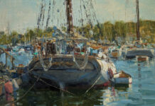 AIS 25th Annual National Juried Exhibition Jonathan McPhillips (b. 1971), "Closeness," 2024, oil on linen-covered panel, 16 x 20 in.