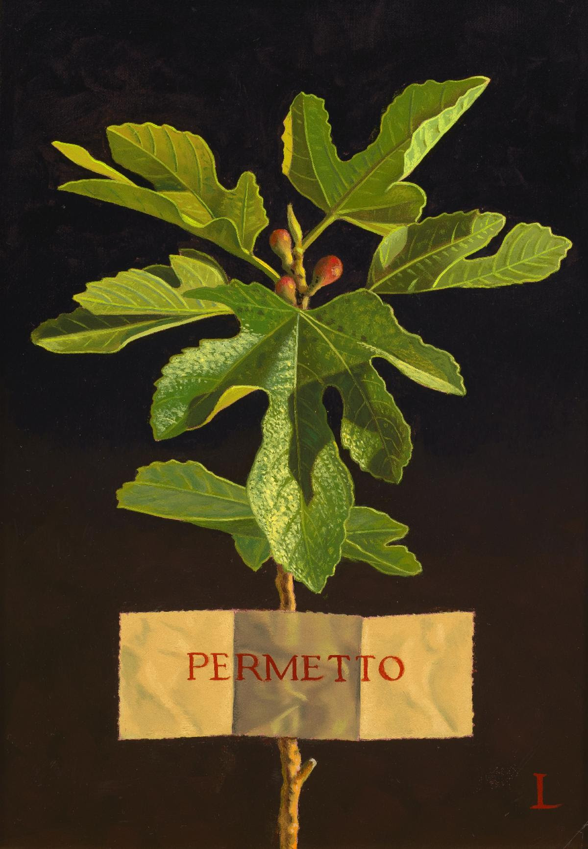 David Ligare, "Permetto (To Allow)," 2024, Oil on canvas, 14 x 10 in.