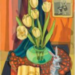 An Art Collection Favorite: Go Tell Alice Art Collection - Judith Linhares (b. 1940), "Go Tell Alice," 2022, oil on canvas, 35 1/2 x 26 in., Courtesy of the artist and P.P.O.W., New York City