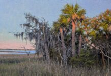 PleinAir Salon Winner: A Painting That Radiates PleinAir Salon First Place Overall: “Dawn’s Grace” (oil, 16 x 20 in.) by Chris Bell