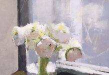 Lisa Breslow: From This Place Lisa Breslow, "Bloom," 2024, oil and on panel, 12 x 12 inches