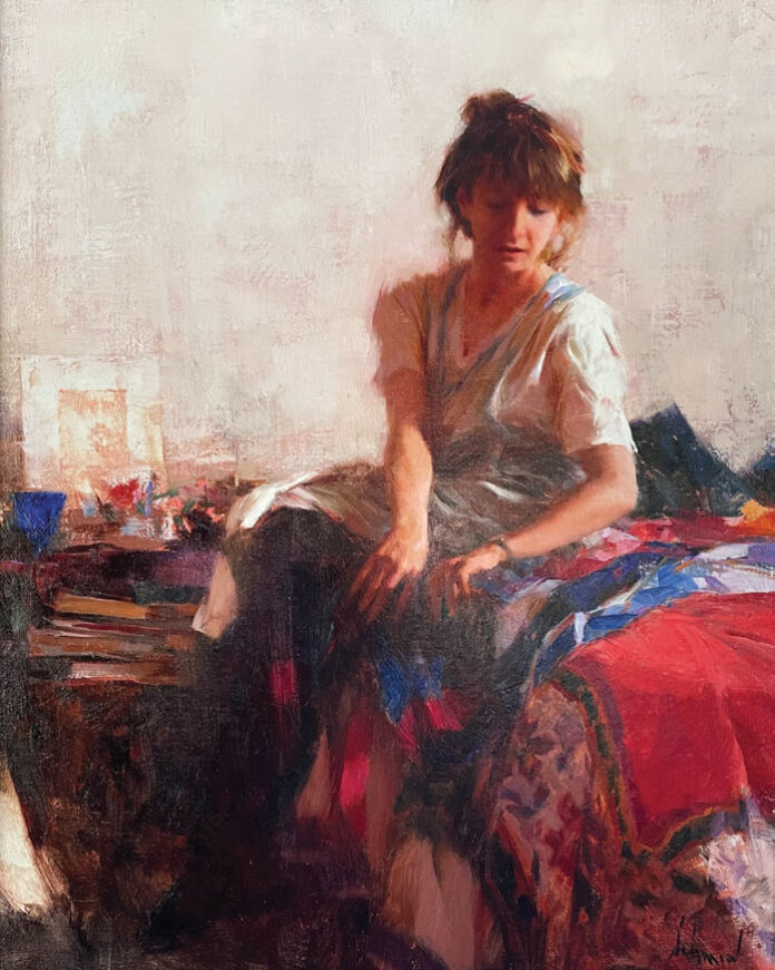 RICHARD SCHMID (1934–2021), Nancy, 1991, oil on linen, 20 x 16 in.