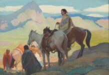 2025 Scottsdale Art Auction: Largest Yet OSCAR BERNINGHAUS (1874–1952), The Edge of the Foothills, c. 1910s, oil on canvas, 24 1/4 x 30 1/4 in., estimate $175,000–$275,000