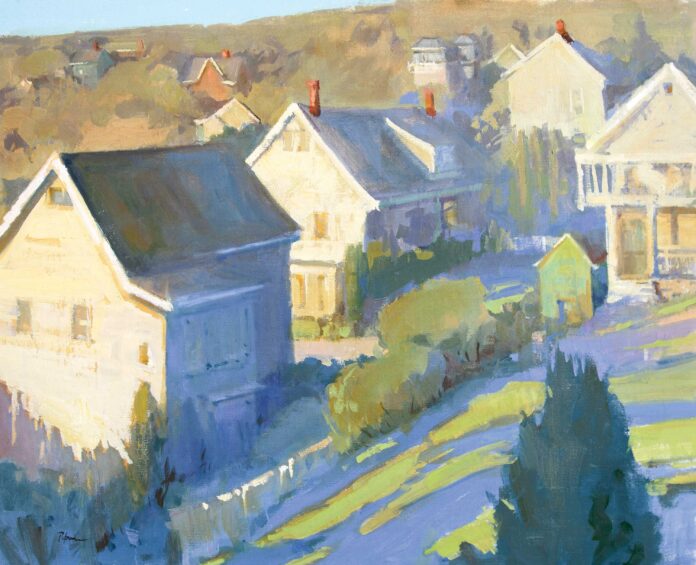 Paintings for Sale - Lori Putnam (b. 1962), "Weekend at the Cape," 2025, oil on linen on panel, 20 x 24 in.