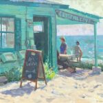 Celebrating Real Art Collectors Haidee-Jo Summers (b. 1971), "Crystal Cove," 2022, oil on board, 14 x 16 in.