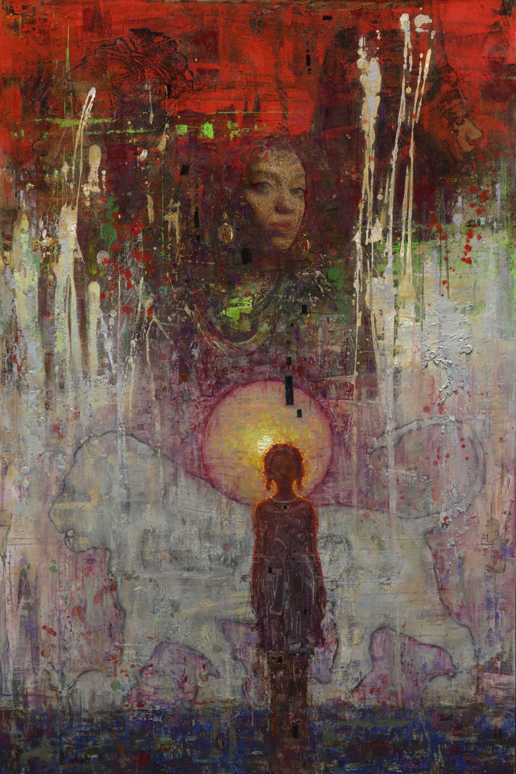 Scott Burdick, "A Friend From Nowhere," oil, 36 x 24 in.