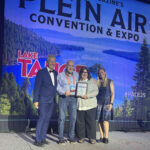 Harley Brown Presented With Lifetime Achievement Award Harley Brown Canadian artist - Left to Right: Publisher & CEO Eric Rhoads; Artist Harley Brown; Editor-in-Chief of PleinAir Magazine, Kelly Kane; and Editor of Fine Art Today, Cherie Dawn Haas on stage at the 2025 Plein Air Convention & Expo (PACE)