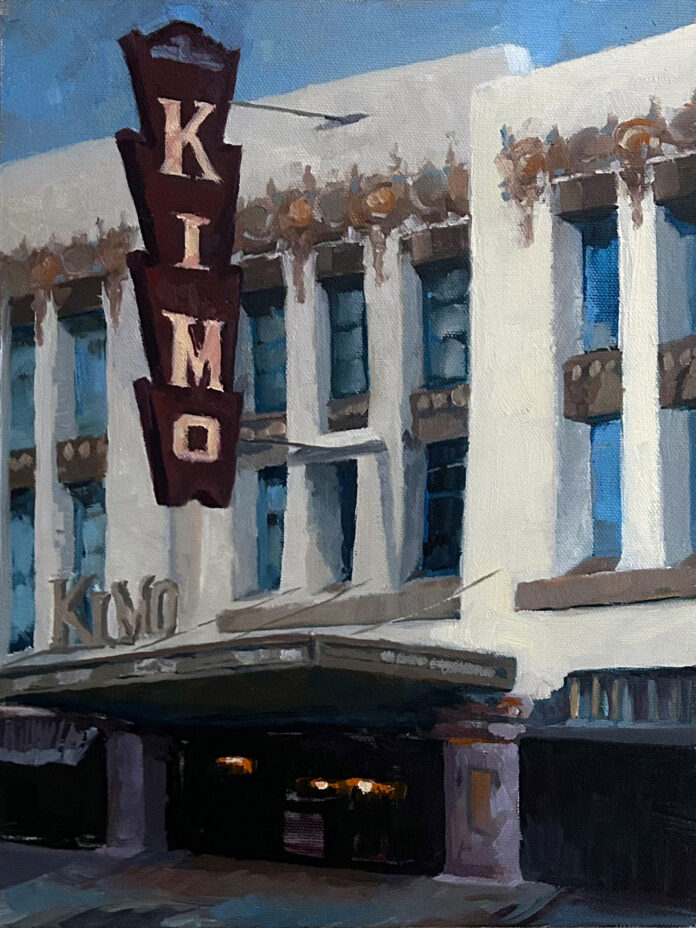 Paintings of Route 66 - Stephanie West, "King of Its Kind," oil, 9 x 12 in.