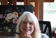 Artist Spotlight: Paula Holtzclaw Paula B. Holtzclaw posing in her studio