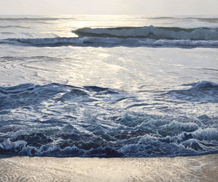 oceanscape with sunset