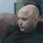 2025 International Biennial Portrait Competition Wassau Museum of Contemporary Art - ELENA BURYKINA (b. 1977), Portrait of Jake, 2021, oil on panel, 12 x 12 in.